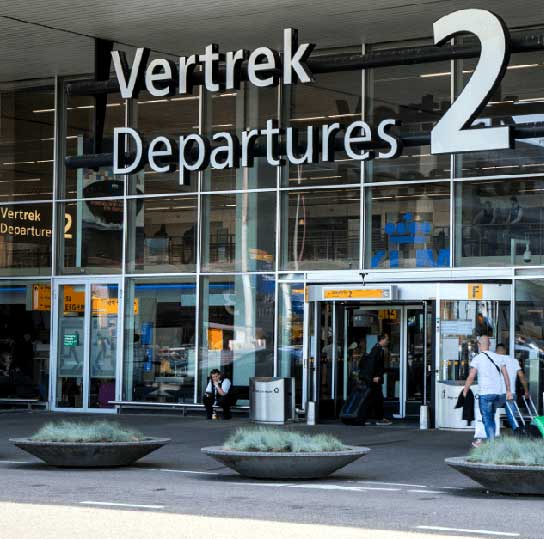 Vertrekhal 2 Amsterdam airport